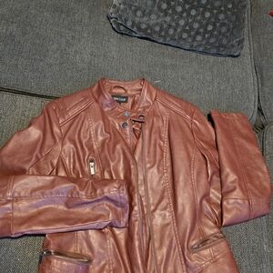 New Look Women's Jacket in Rust Red